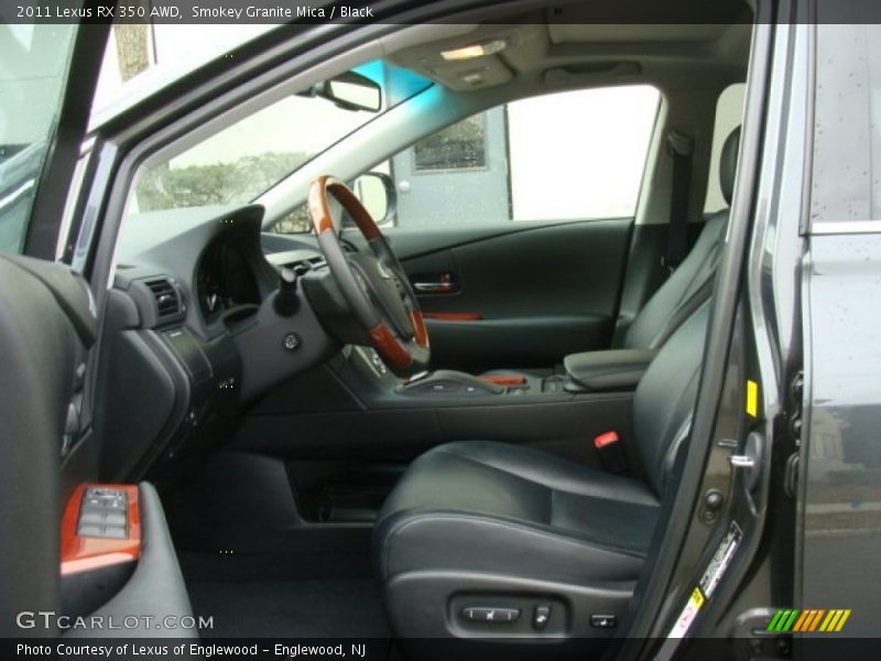 Smokey Granite Mica / Black 2011 Lexus RX 350 AWD