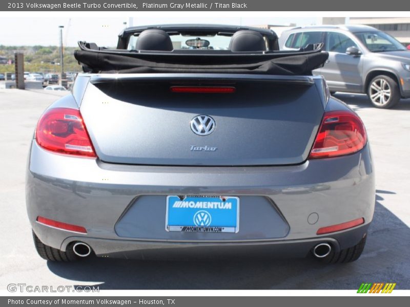 Platinum Gray Metallic / Titan Black 2013 Volkswagen Beetle Turbo Convertible