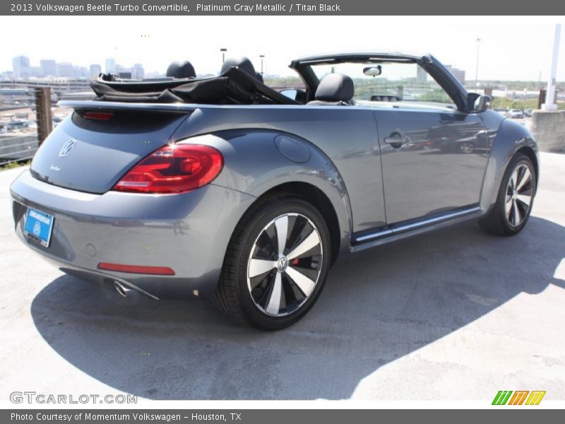 Platinum Gray Metallic / Titan Black 2013 Volkswagen Beetle Turbo Convertible