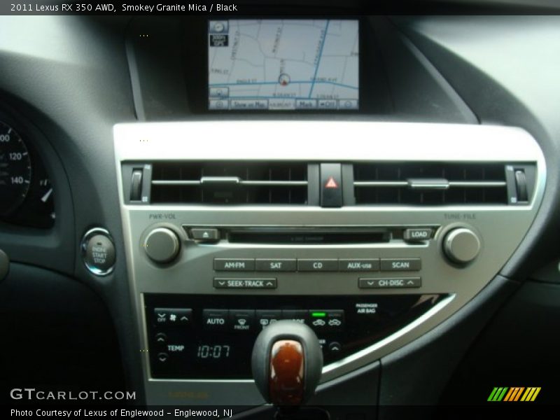 Smokey Granite Mica / Black 2011 Lexus RX 350 AWD