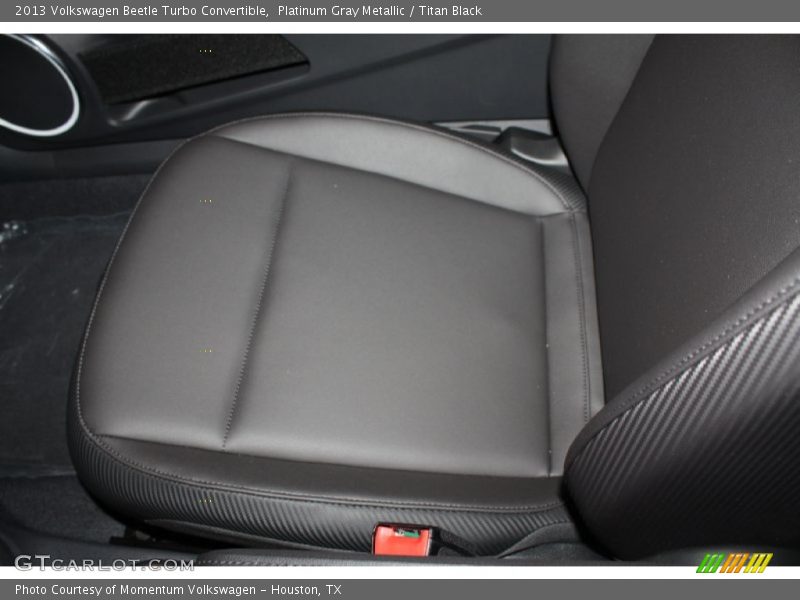 Platinum Gray Metallic / Titan Black 2013 Volkswagen Beetle Turbo Convertible