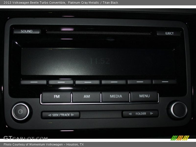Platinum Gray Metallic / Titan Black 2013 Volkswagen Beetle Turbo Convertible