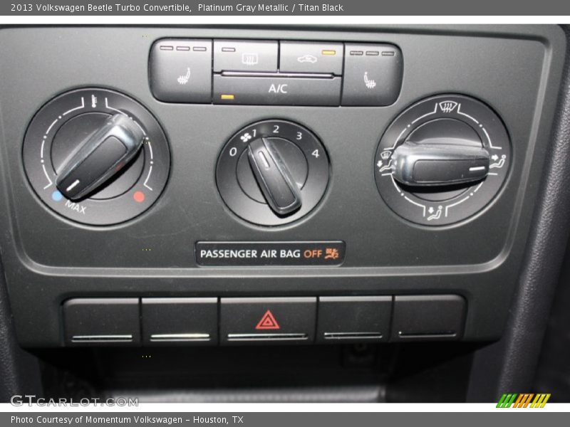 Controls of 2013 Beetle Turbo Convertible