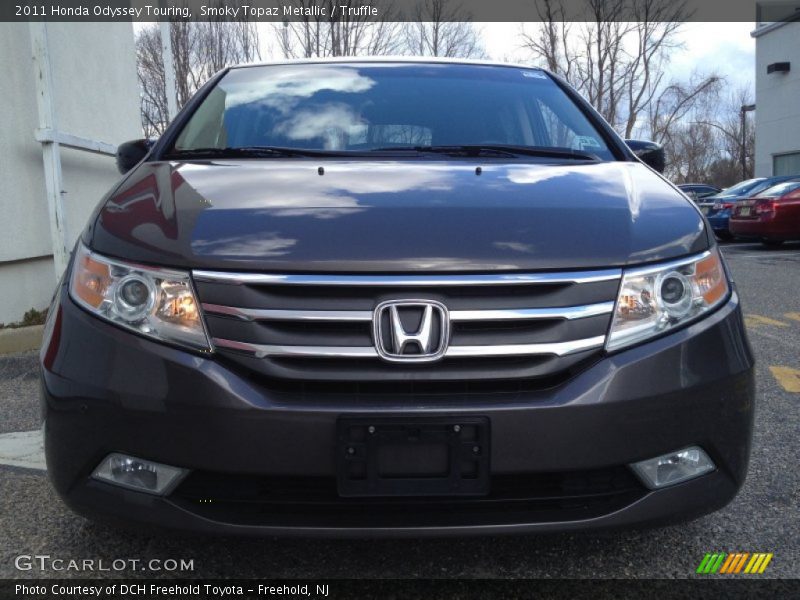 Smoky Topaz Metallic / Truffle 2011 Honda Odyssey Touring