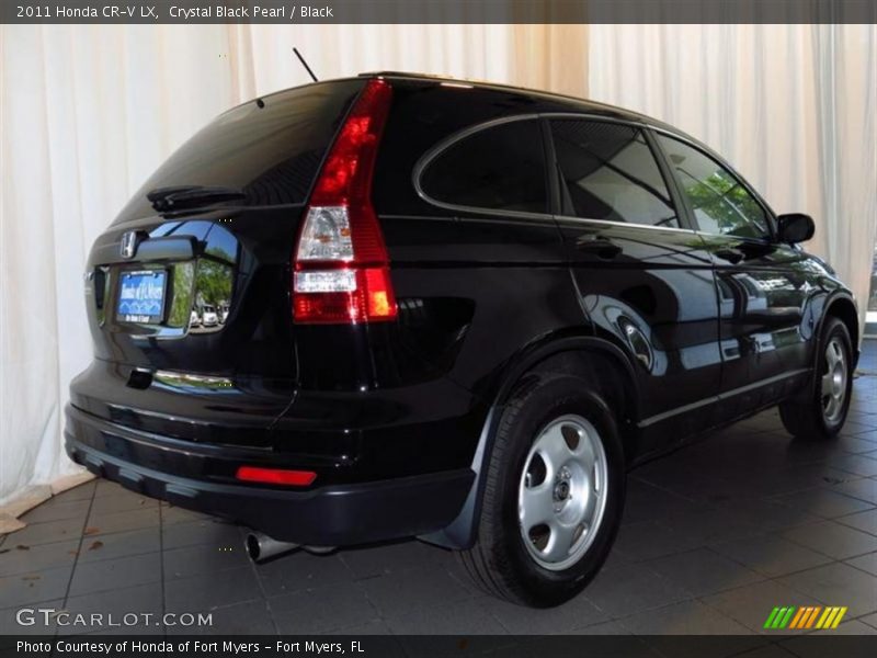 Crystal Black Pearl / Black 2011 Honda CR-V LX