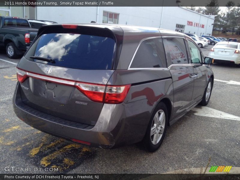 Smoky Topaz Metallic / Truffle 2011 Honda Odyssey Touring