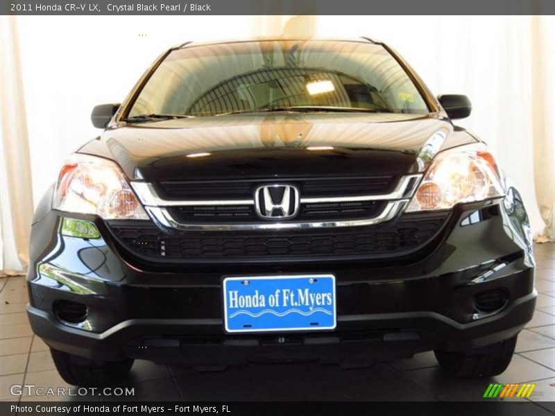Crystal Black Pearl / Black 2011 Honda CR-V LX