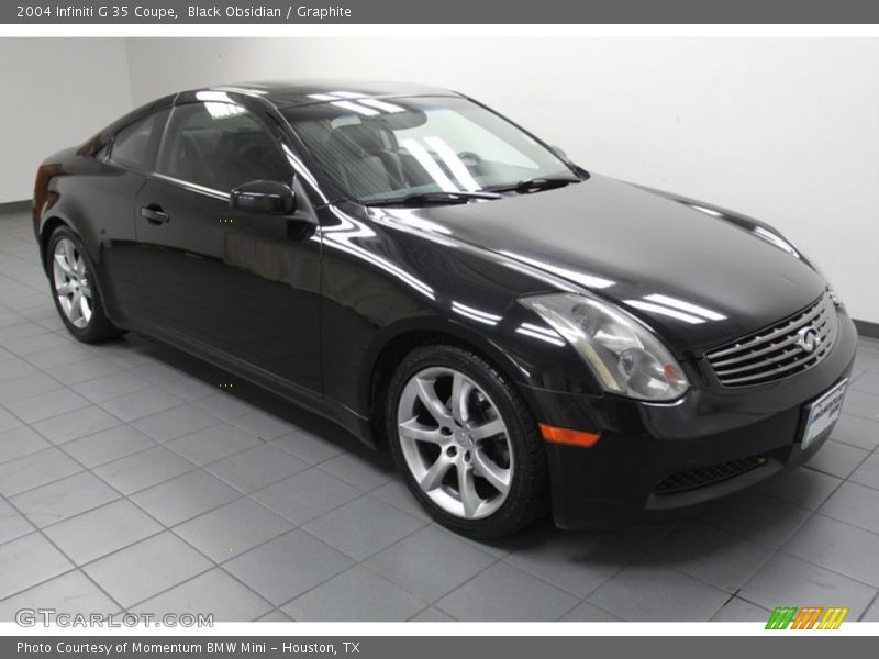 Black Obsidian / Graphite 2004 Infiniti G 35 Coupe