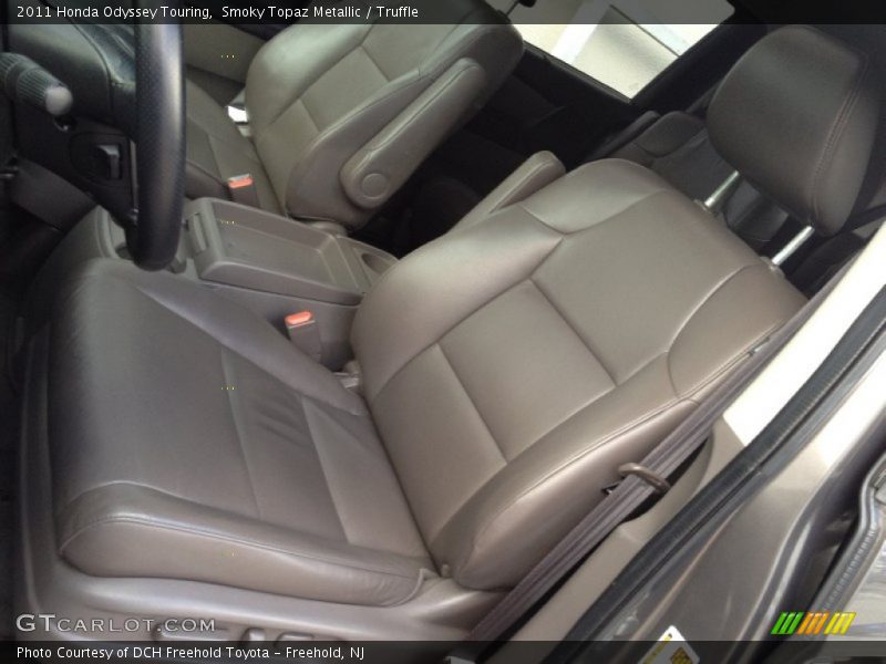 Smoky Topaz Metallic / Truffle 2011 Honda Odyssey Touring