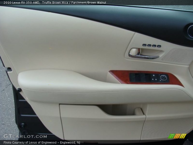 Truffle Brown Mica / Parchment/Brown Walnut 2010 Lexus RX 350 AWD