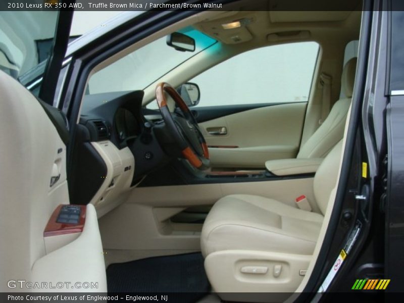  2010 RX 350 AWD Parchment/Brown Walnut Interior