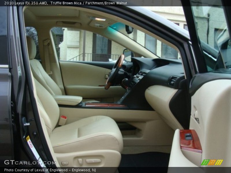 Truffle Brown Mica / Parchment/Brown Walnut 2010 Lexus RX 350 AWD