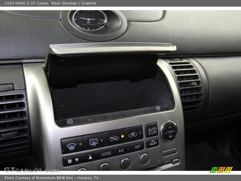 Black Obsidian / Graphite 2004 Infiniti G 35 Coupe