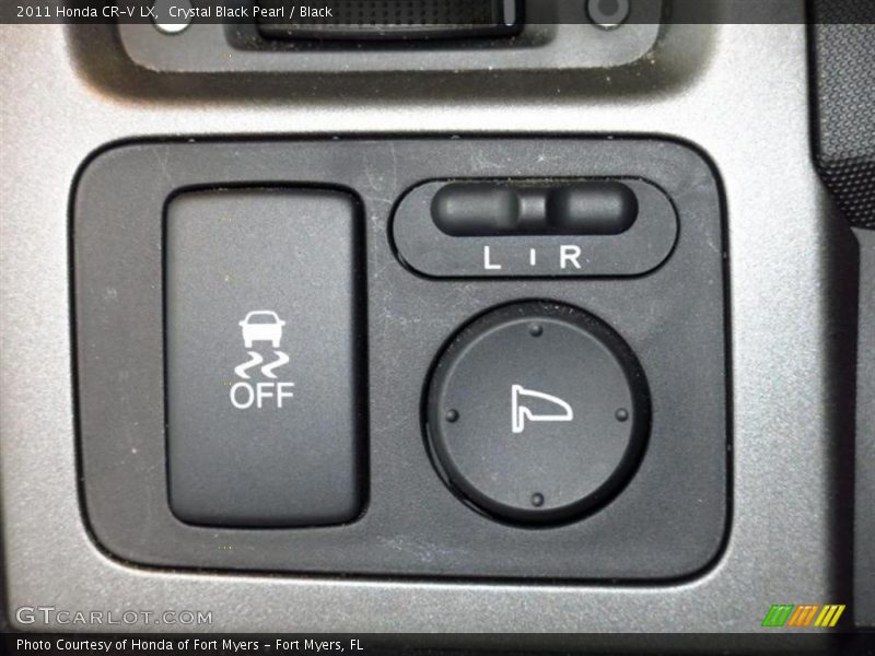 Crystal Black Pearl / Black 2011 Honda CR-V LX