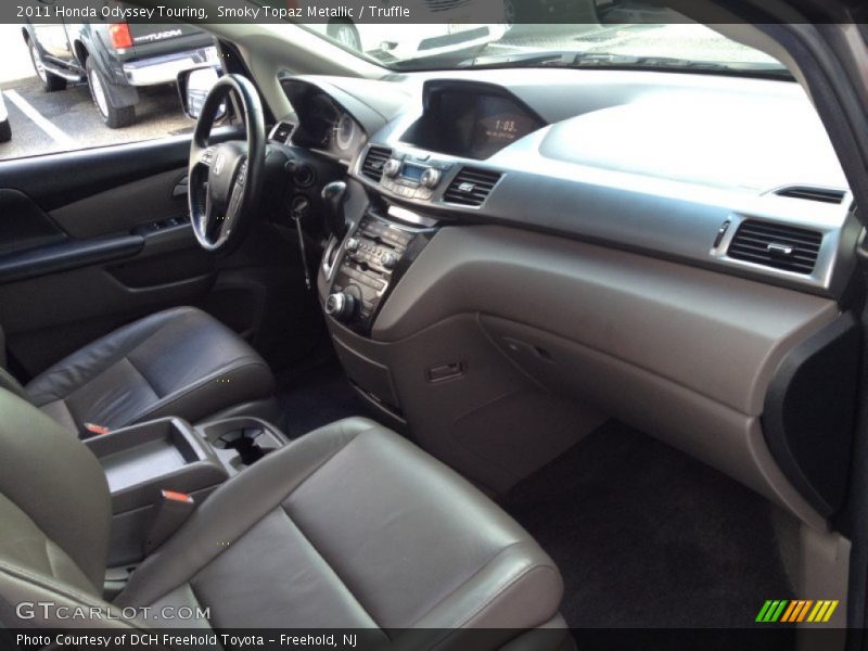 Smoky Topaz Metallic / Truffle 2011 Honda Odyssey Touring