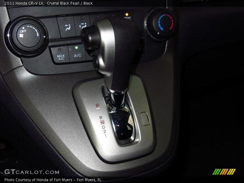 Crystal Black Pearl / Black 2011 Honda CR-V LX