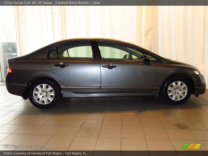 Polished Metal Metallic / Gray 2010 Honda Civic DX-VP Sedan