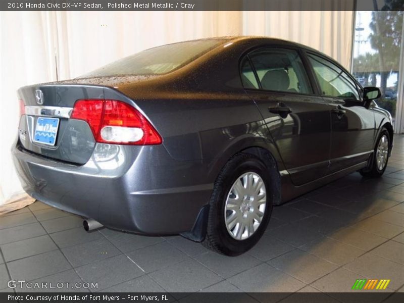 Polished Metal Metallic / Gray 2010 Honda Civic DX-VP Sedan