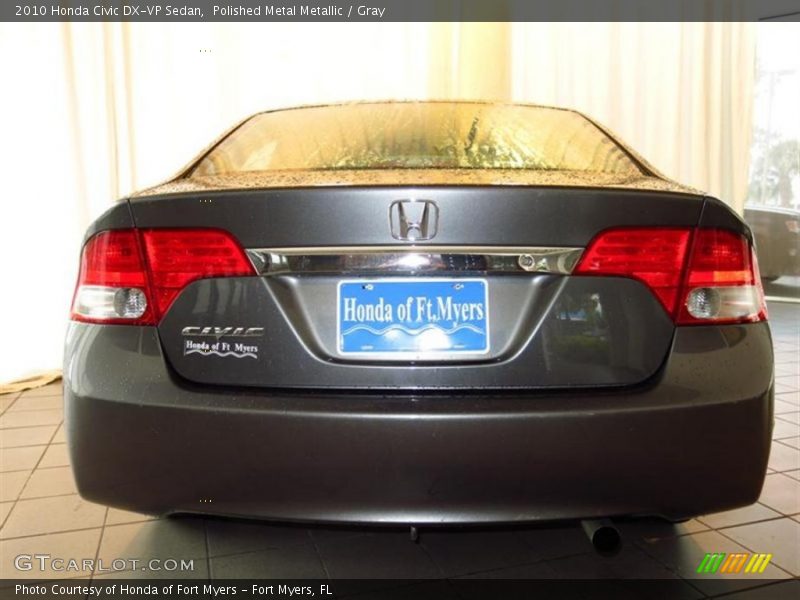 Polished Metal Metallic / Gray 2010 Honda Civic DX-VP Sedan