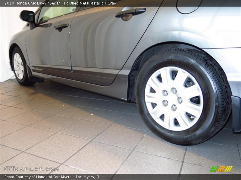 Polished Metal Metallic / Gray 2010 Honda Civic DX-VP Sedan