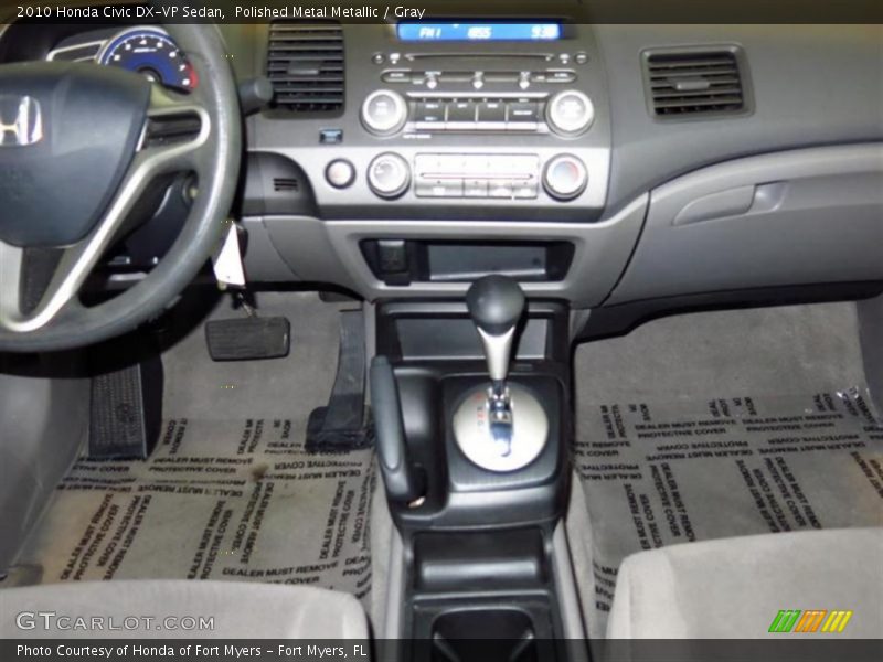 Polished Metal Metallic / Gray 2010 Honda Civic DX-VP Sedan