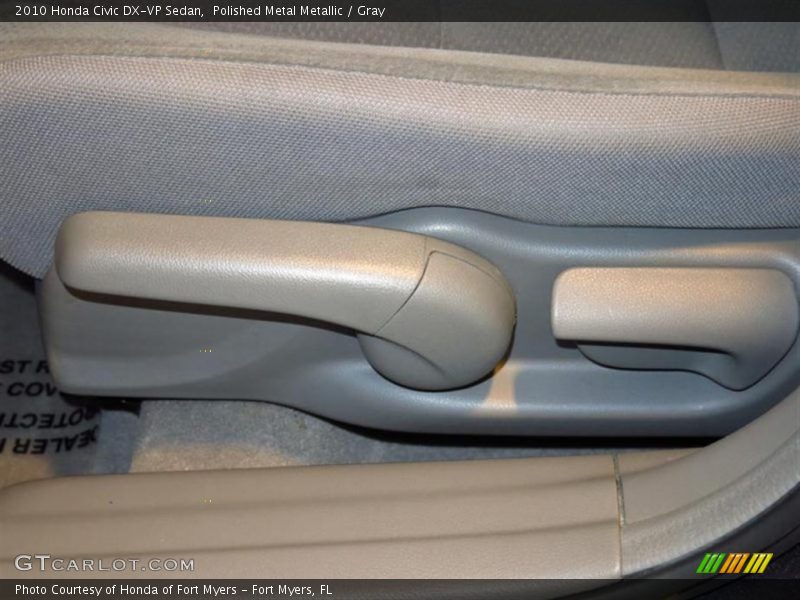 Polished Metal Metallic / Gray 2010 Honda Civic DX-VP Sedan