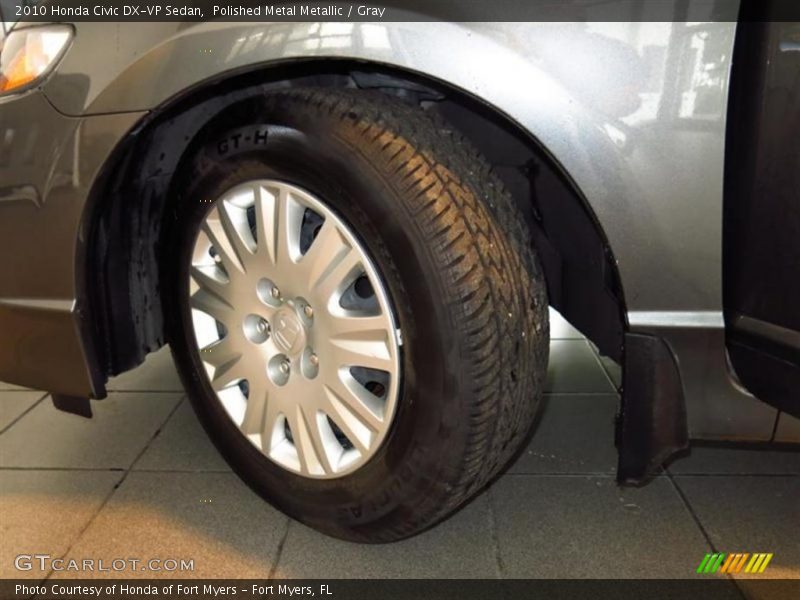 Polished Metal Metallic / Gray 2010 Honda Civic DX-VP Sedan
