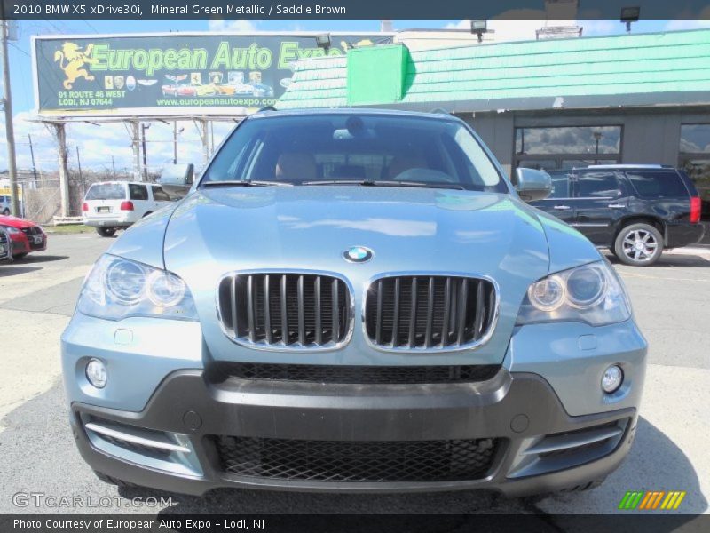 Mineral Green Metallic / Saddle Brown 2010 BMW X5 xDrive30i