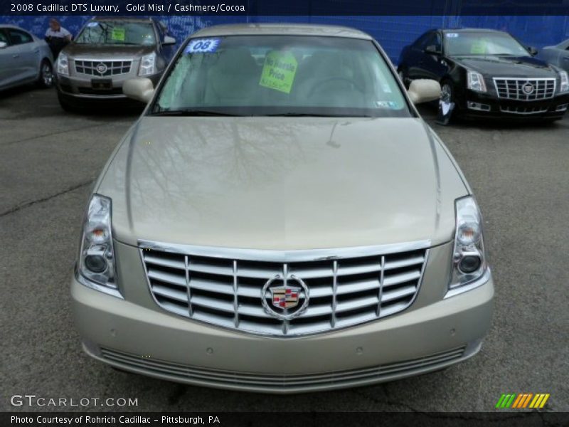 Gold Mist / Cashmere/Cocoa 2008 Cadillac DTS Luxury