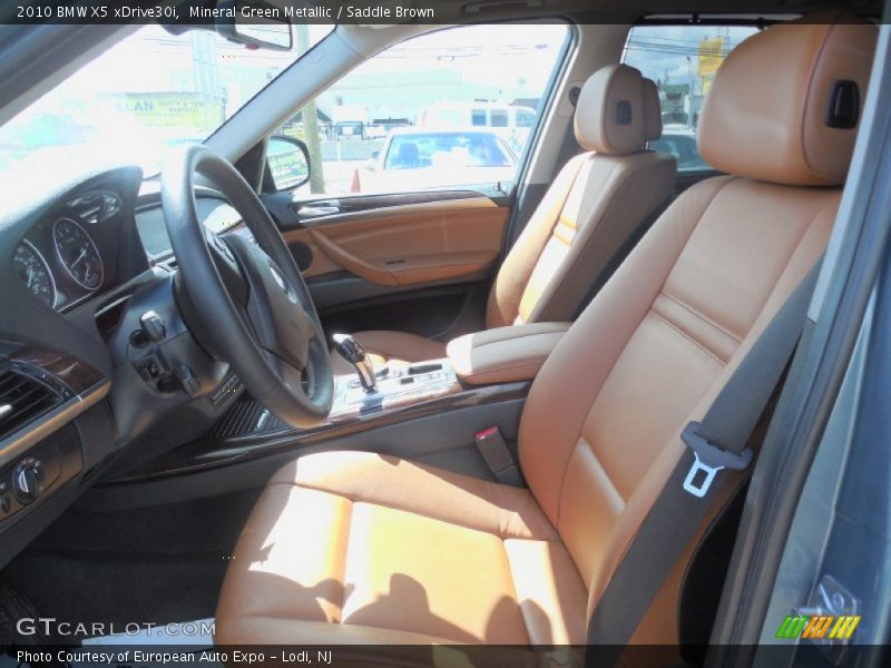 Mineral Green Metallic / Saddle Brown 2010 BMW X5 xDrive30i