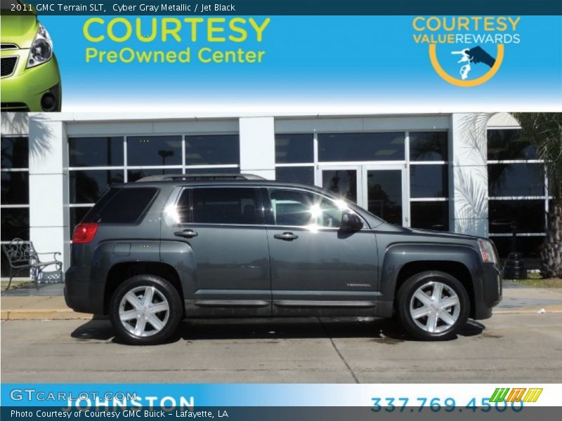 Cyber Gray Metallic / Jet Black 2011 GMC Terrain SLT