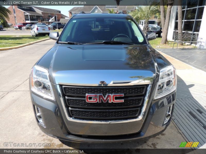 Cyber Gray Metallic / Jet Black 2011 GMC Terrain SLT