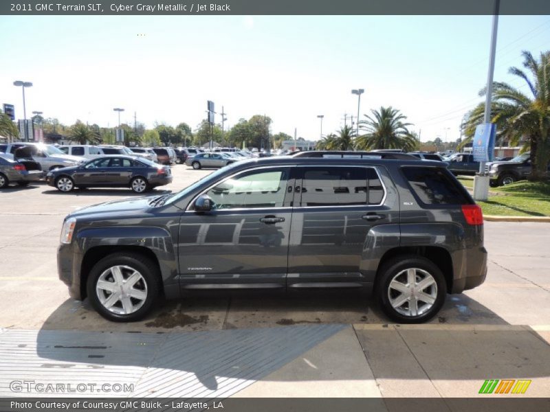 Cyber Gray Metallic / Jet Black 2011 GMC Terrain SLT