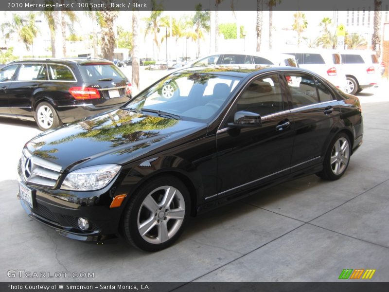 Black / Black 2010 Mercedes-Benz C 300 Sport