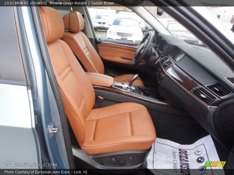 Mineral Green Metallic / Saddle Brown 2010 BMW X5 xDrive30i