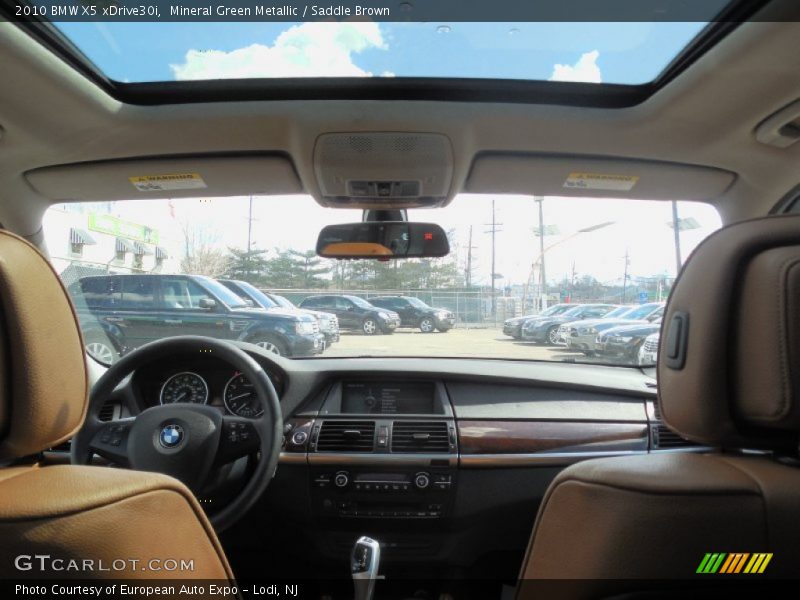 Mineral Green Metallic / Saddle Brown 2010 BMW X5 xDrive30i