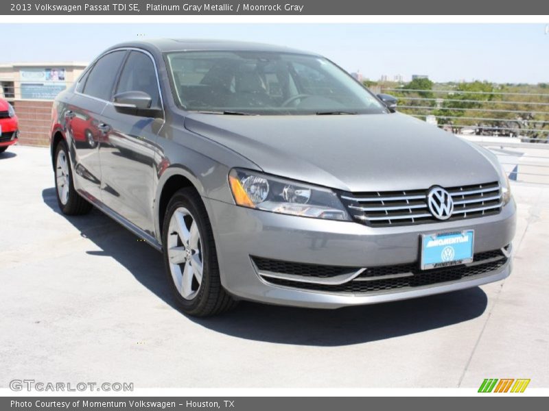 Platinum Gray Metallic / Moonrock Gray 2013 Volkswagen Passat TDI SE