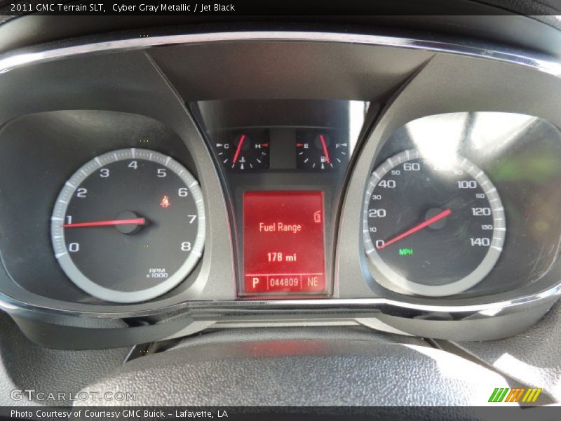 Cyber Gray Metallic / Jet Black 2011 GMC Terrain SLT