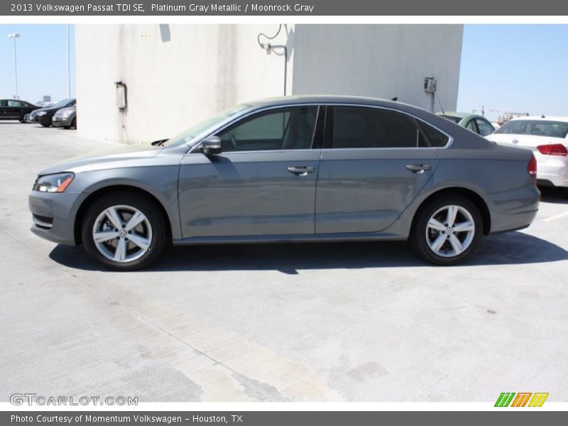 Platinum Gray Metallic / Moonrock Gray 2013 Volkswagen Passat TDI SE