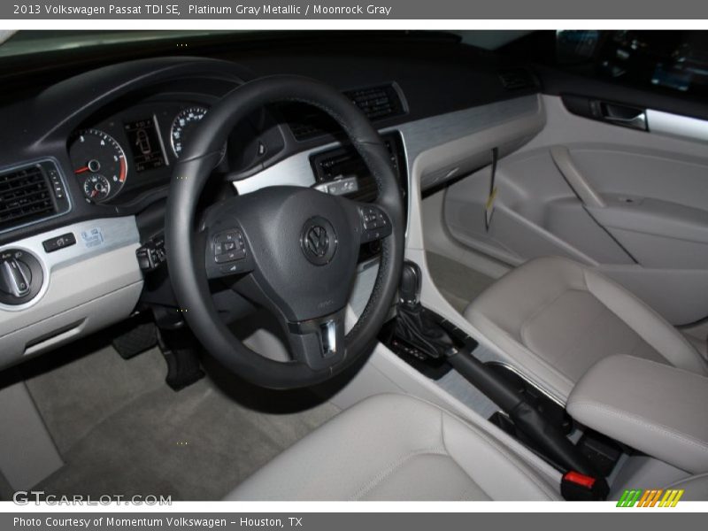 Platinum Gray Metallic / Moonrock Gray 2013 Volkswagen Passat TDI SE