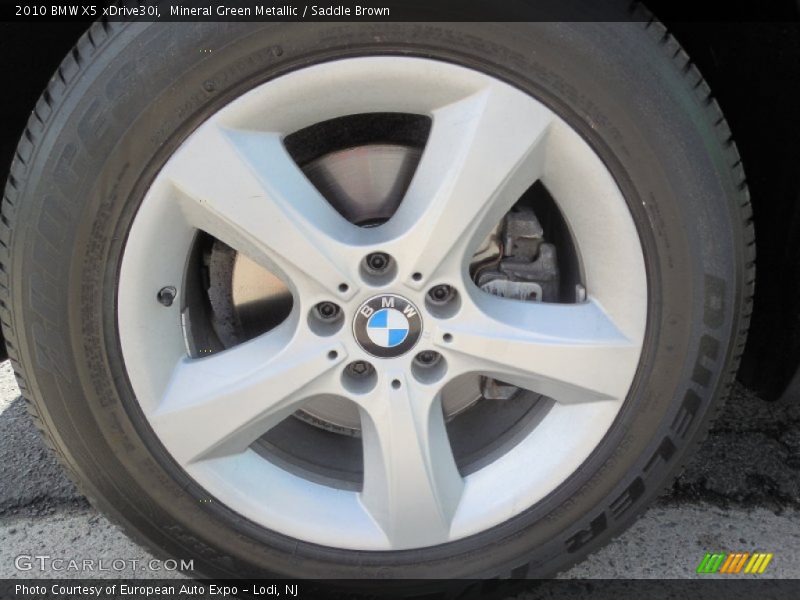 Mineral Green Metallic / Saddle Brown 2010 BMW X5 xDrive30i