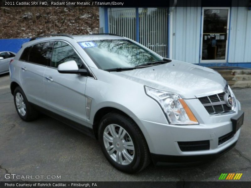 Radiant Silver Metallic / Titanium/Ebony 2011 Cadillac SRX FWD