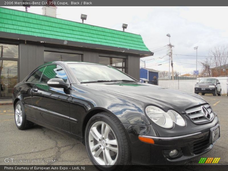 Black / Black 2006 Mercedes-Benz CLK 350 Coupe