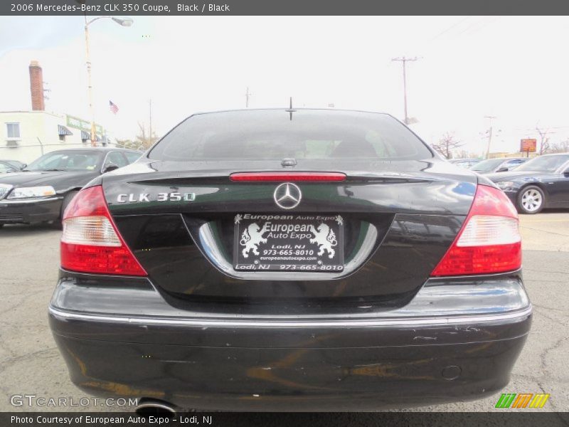 Black / Black 2006 Mercedes-Benz CLK 350 Coupe