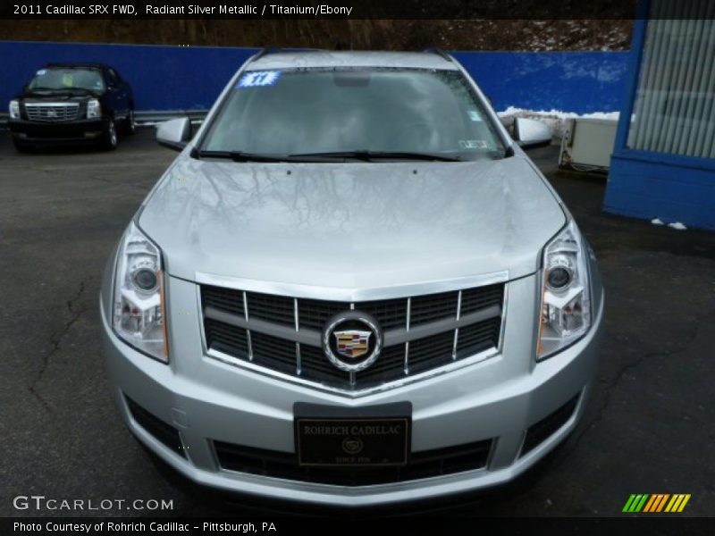 Radiant Silver Metallic / Titanium/Ebony 2011 Cadillac SRX FWD