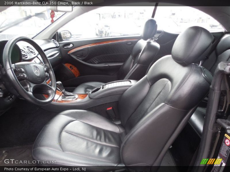  2006 CLK 350 Coupe Black Interior