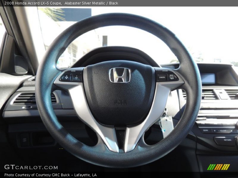 Alabaster Silver Metallic / Black 2008 Honda Accord LX-S Coupe