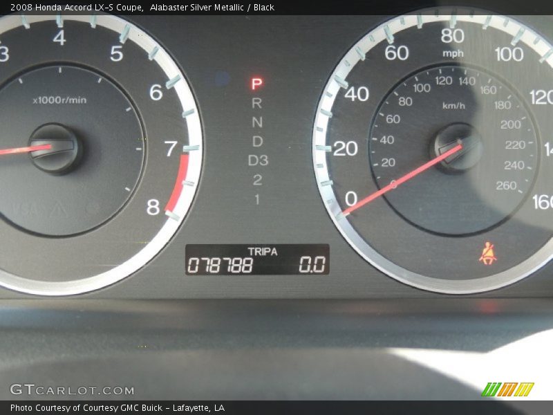 Alabaster Silver Metallic / Black 2008 Honda Accord LX-S Coupe