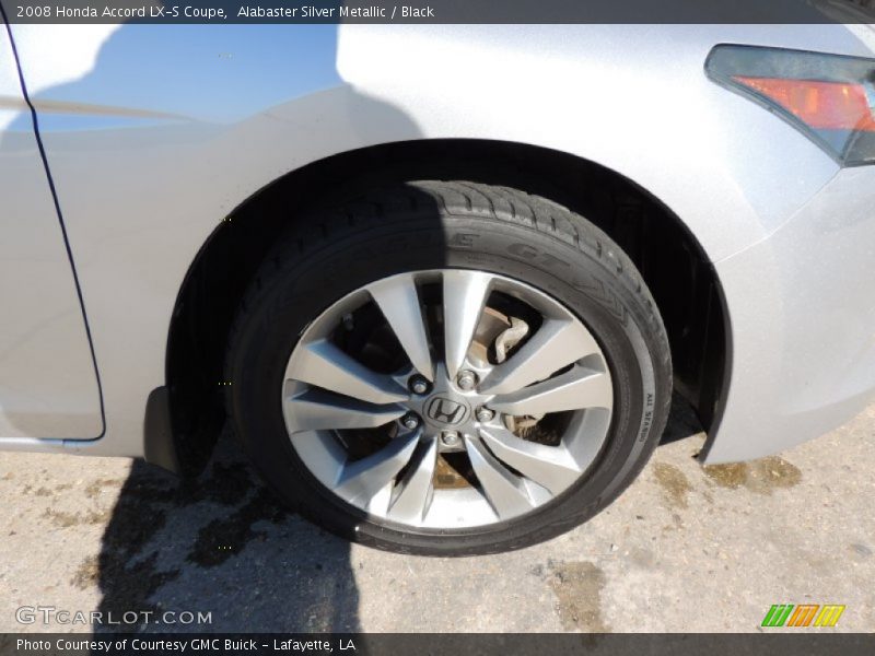 Alabaster Silver Metallic / Black 2008 Honda Accord LX-S Coupe
