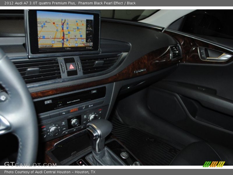 Phantom Black Pearl Effect / Black 2012 Audi A7 3.0T quattro Premium Plus